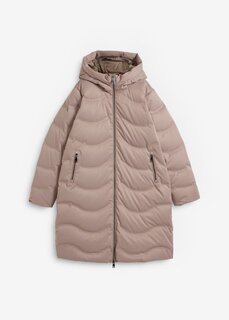 Пуховое пальто Bpc Selection Premium, коричневый