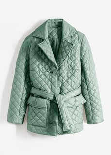 Стеганая куртка Bodyflirt, зеленый