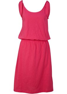 Платье из джерси с узлами Bpc Bonprix Collection, розовый