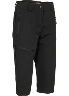 Функциональные брюки длиной капри водоотталкивающие Bpc Bonprix Collection, черный