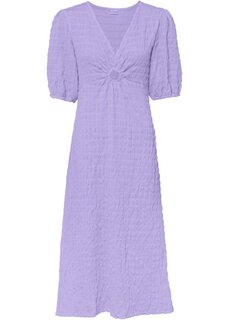 Платье-рубашка из сирсакера Bodyflirt, фиолетовый
