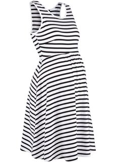 Полосатое трикотажное платье для беременных Bpc Bonprix Collection, белый