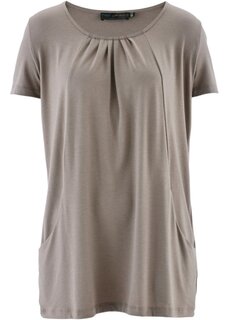 Длинная рубашка с круглым вырезом Bpc Selection, коричневый