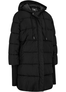 Функциональное стеганое пальто Bpc Bonprix Collection, черный
