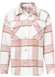 Куртка-рубашка оверсайз Rainbow, розовый