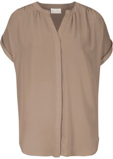 Блузка из жоржета Bpc Selection, коричневый