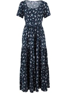 Платье с короткими рукавами Bpc Bonprix Collection, синий
