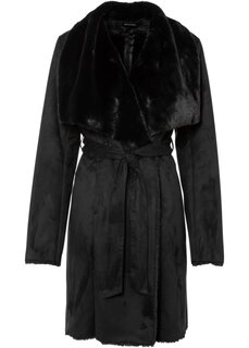 Пальто из имитации овчины Bodyflirt, черный