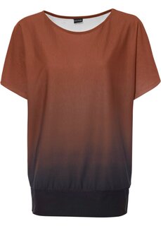 Градиентная рубашка Bodyflirt, бордовый