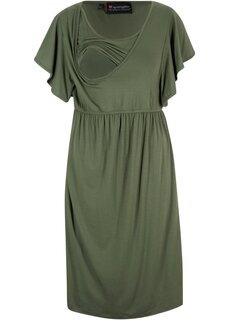 Платье для беременных/кормящих из ткани lenzing ecovero Bpc Bonprix Collection, зеленый