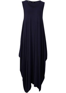 Платье макси из очень широкой трикотажной ткани Bpc Bonprix Collection, синий
