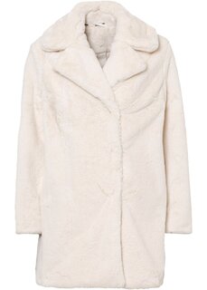 Уютная длинная куртка из искусственного меха Bodyflirt, белый