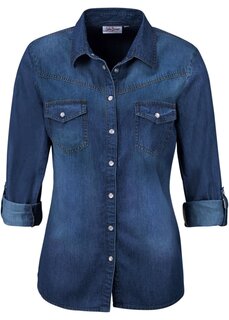 Джинсовая рубашка John Baner Jeanswear, синий