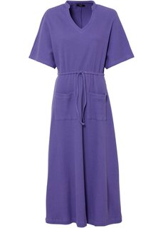 Платье миди с накладными карманами Bpc Bonprix Collection, фиолетовый