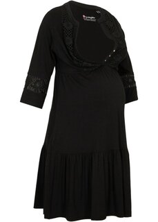 Платье-туника для беременных/платье-туника для кормления Bpc Bonprix Collection, черный