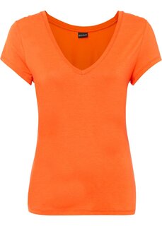 V-образная рубашка Bodyflirt, оранжевый