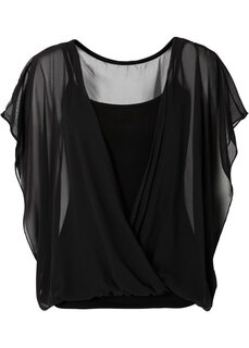 Рубашка-блузка Bodyflirt, черный