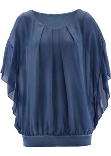 Блузка с эффектом поношенности Bpc Selection, синий
