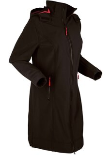Пальто softshell водоотталкивающее Bpc Bonprix Collection, черный