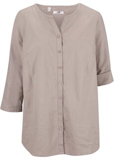 Блуза с льняным рукавом 3/4 Bpc Bonprix Collection