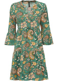Платье-блузка с принтом пейсли Rainbow, зеленый