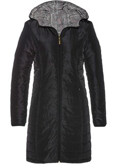 Красивое стеганое пальто которое можно сделать двусторонним Bpc Selection, черный