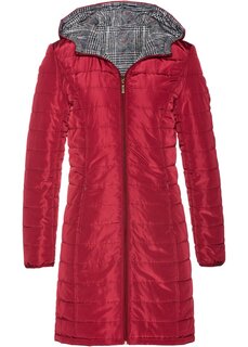 Красивое стеганое пальто которое можно сделать двусторонним Bpc Selection, красный