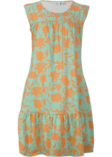 Платье с воланом до колен Bpc Bonprix Collection, синий