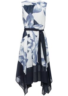 Платье с цветочным принтом Bodyflirt, синий