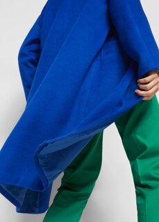 Пальто из шерсти с а-силуэтом Bpc Bonprix Collection, синий