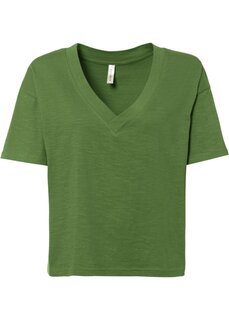 Рубашка с глубоким v-образным вырезом Rainbow, зеленый