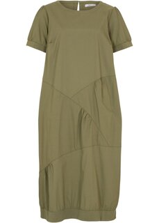Платье с о-образными карманами Bpc Bonprix Collection, зеленый