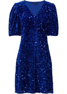 Платье с пайетками Bodyflirt, синий