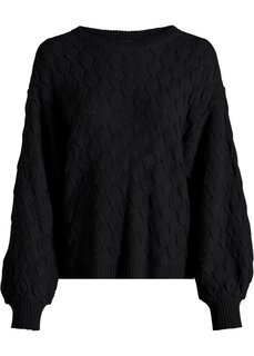 Ажурный свитер Bodyflirt, черный