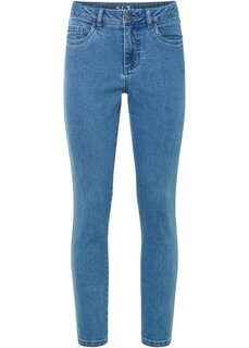 Джинсы-скинни стрейч без щиколотки John Baner Jeanswear, голубой
