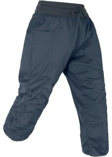 Функциональные треккинговые брюки длины капри Bpc Bonprix Collection, синий