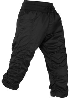 Функциональные треккинговые брюки длины капри Bpc Bonprix Collection, черный