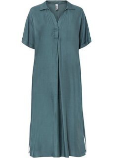 Платье-блузка с карманами Rainbow, зеленый
