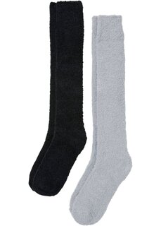 Длинные уютные носки (2 шт) Bpc Bonprix Collection, серый