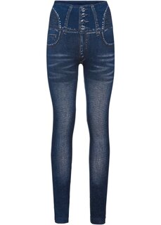 Бесшовные леггинсы shape джинсы обладают мощной моделирующей способностью Bpc Bonprix Collection, синий