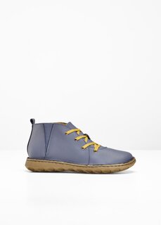 Удобные кожаные ботинки на шнуровке Bpc Selection, синий