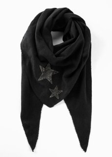 Треугольный шарф Bpc Bonprix Collection, черный