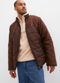 Зимняя куртка из смеси материалов с переработанным полиэстером John Baner Jeanswear, коричневый