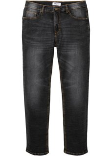 Прямые эластичные джинсы классического кроя John Baner Jeanswear, черный