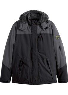 Гибридная функциональная куртка с уютной флисовой подкладкой Bpc Bonprix Collection, черный