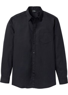 Рубашка с длинным рукавом Bpc Bonprix Collection, черный