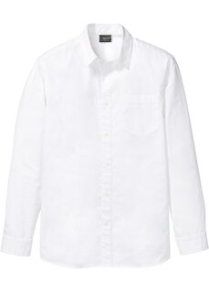 Рубашка с длинным рукавом Bpc Bonprix Collection, белый