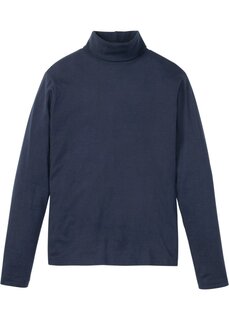 Рубашка с длинными рукавами и водолазкой Bpc Bonprix Collection, синий