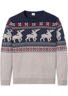 Норвежский свитер Bpc Bonprix Collection, серый