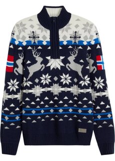 Норвежский свитер-тройер Bpc Selection, синий